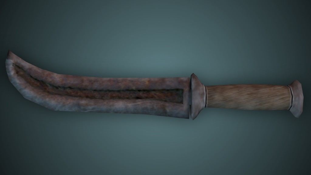 Low Poly Knife preview image 2